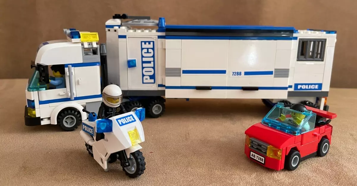 7288 Lego Police Mobile Unit prisioner 673419142069 | eBay