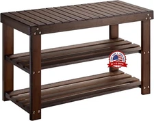 Rack Organizador Acomodador De Zapatos De Madera Bambu Solido Calidad Superior