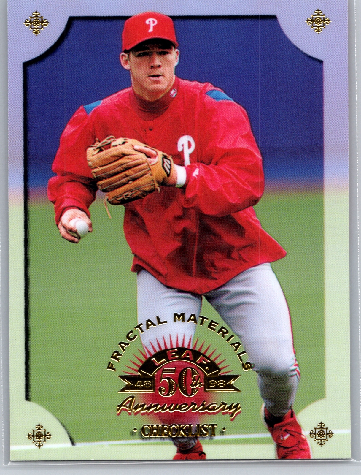 1998 Leaf #199 Scott Rolen Fractal Materials #/3250