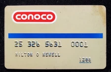 CONOCO credit card exp 1988  our cb1119