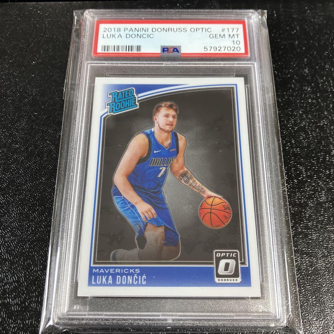 NBA card Donruss Optic Luka Doncic PSA10 #5f1443