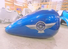 Harley Davidson Gas fuel tank FLSTF Fatboy 15th anniversary anniv. Blue #4086