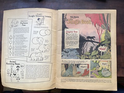 Vintage-Rare Walt Disney The Jungle Book Full Color Comic
