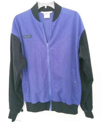Columbia Jacke Herren Medium Vintage 3 in 1 Fleece gefüttert Kapuze lila schwarz Logo - Bild 4 von 23