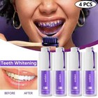 PROMO LOT 4PCS Dentifrice Blanchissant Violet Blanchiment V34 CorrecteurCouleur+