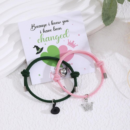 Pink and Green Friendship Bracelet O5C9 - Picture 17 of 26
