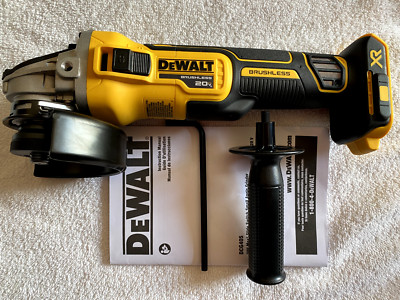 New Dewalt DCG405B 20V 20 Volt Max XR 4-1/2'' Angle Grinder W/ Kickback Brake