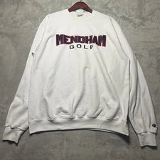 Champion Double Dry ECO Sweater Authentic Men's Large Golf Athletics Crewneck LG