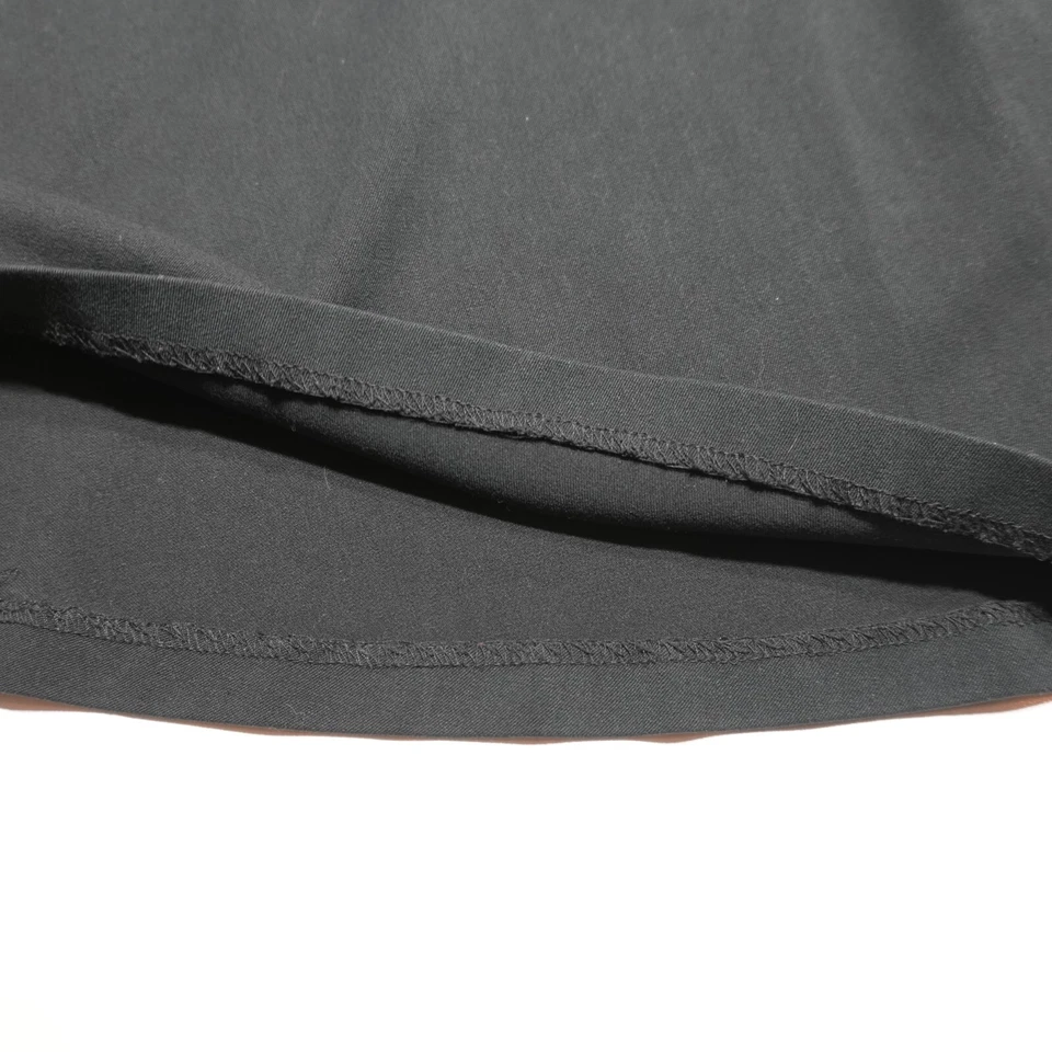 Falda acampanada Chaps Swing para mujer 12 elástica tiro alto 3 botones negra control abdominal Foto 4 de 4