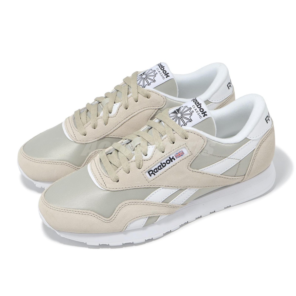 Reebok Men\'s White and Cream Athletic Shoes - Size 11.5 Reebok Workout Mid Size 11 White/Gum sole Tennis V54969 | eBay main image 2