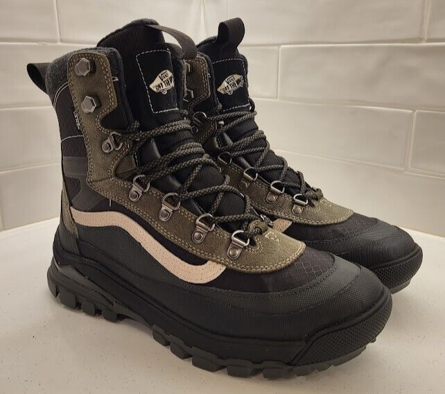 Vans Mens Size 9 Snow Kicker Gore-Tex GTX MTE 3 Olive Black Boot