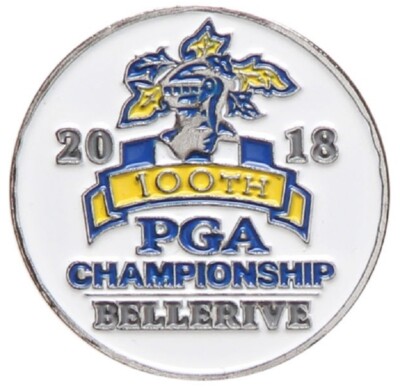 2018 PGA CHAMPIONSHIP (Bellerive) FLAT Logo GOLF BALL MARKER