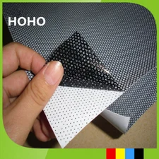 Black One-Way Vision Window Film Perforated Print Media Vinyl Privacy HOHOFILM 