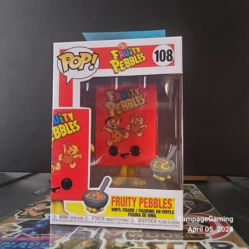 Funko Pop Ad Icons-Fruity Pebbles #108, New In Box-Mint