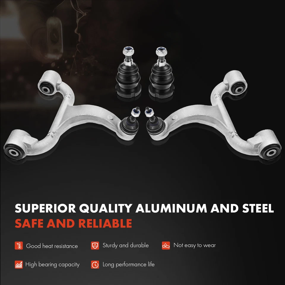 10x Brazos de control delanteros y traseros para Mercedes-Benz W163 ML320 ML350 ML500 ML55 AMG Foto 4 de 4