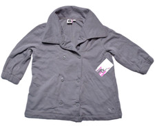 Roxy Womens Fleece Jacket Flared Collar Doubl...