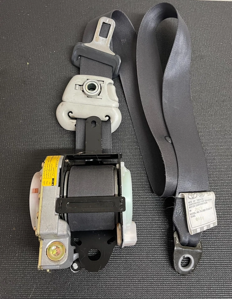 01 02 03 04 05 Toyota Echo 4DR dianteiro esquerdo motorista cinto de segurança lateral fabricante de equipamento original - Imagem 3 de 4