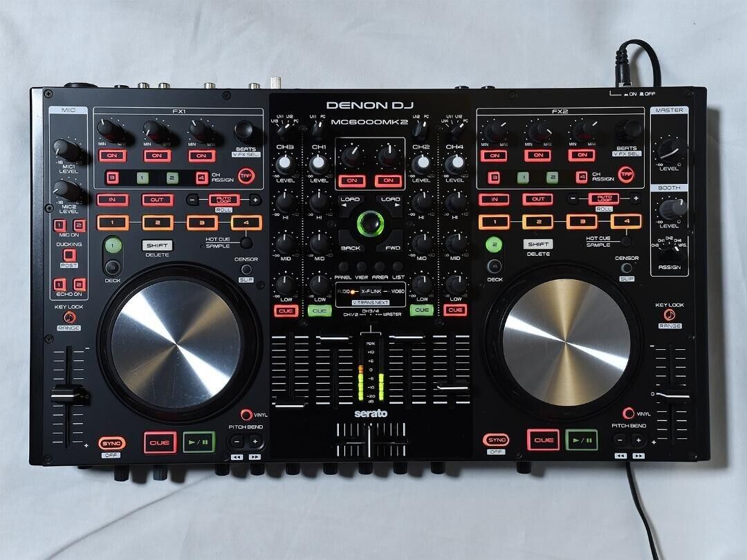 Denon MC6000MK2 4ch Serato Digital DJ Controller & Mixer MC