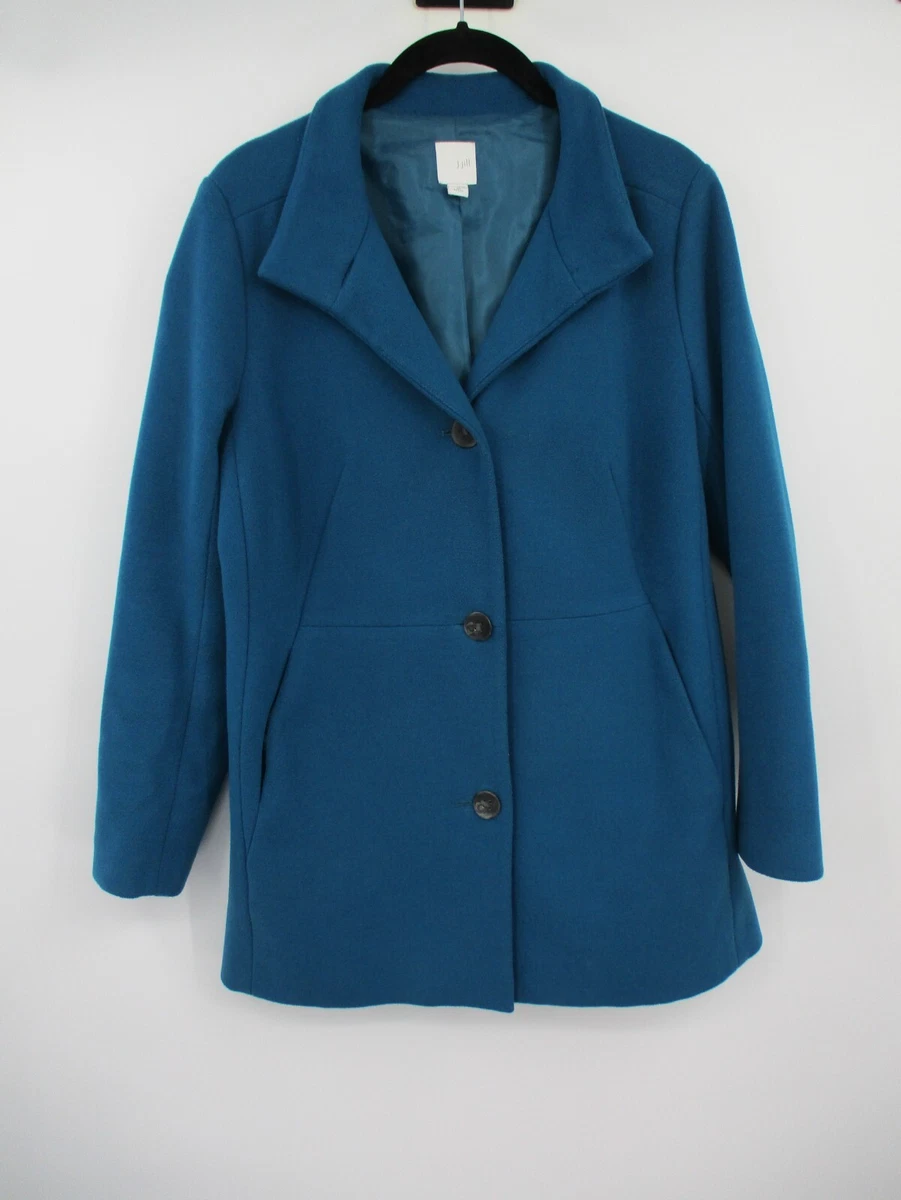 J. Jill Pea Coat Blue Coats, Jackets & Vests for Women for sale | eBay