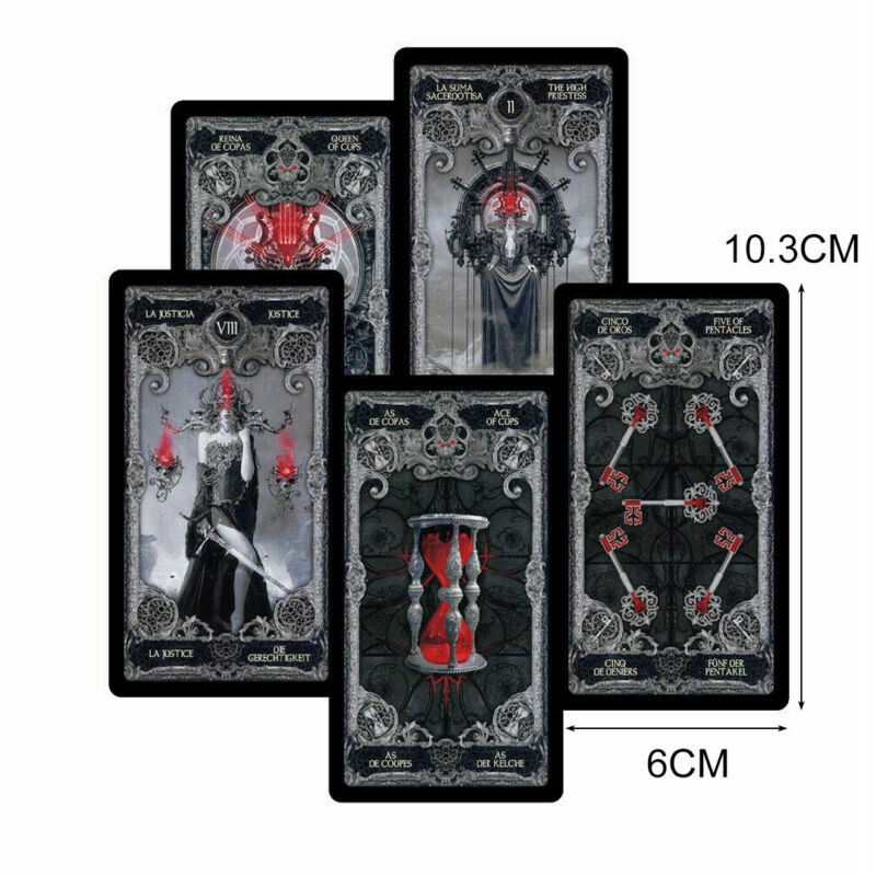 78 Cards Dark Tarot Deck English Waite Tarot Shine Board 78 Cards Dark Tarot Deck English Waite Tarot Shine Board