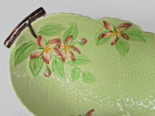VINTAGE GREEN ORCHID CARLTON WARE BOWL - Picture 3 of 6