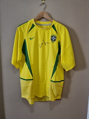 Cafu Signed BRAZIL 2002 2003 2004 Football Soccer Shirt Jersey