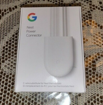 Google - Nest Power Connector - Snow