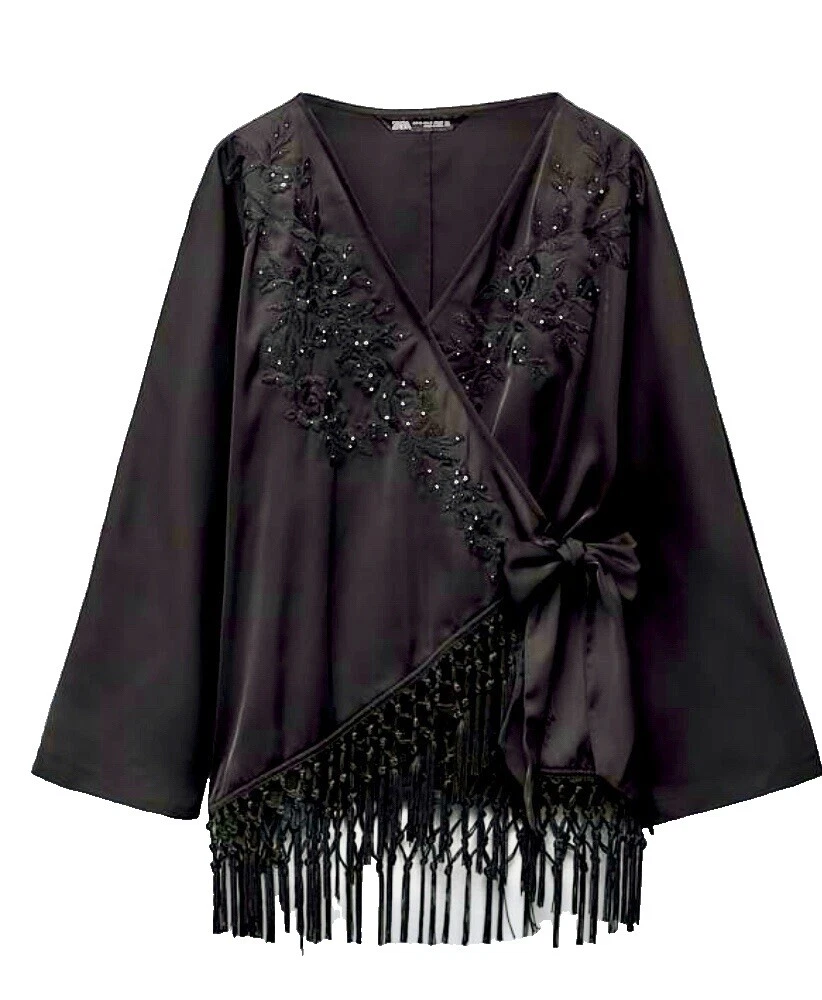 Zara Kimono Casual abrigos, chaquetas y chalecos para Mujeres