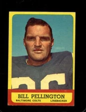 1963 TOPPS #10 BILL PELLINGTON VGEX COLTS *X58193