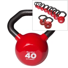 Body-Solid Vinyl Dipped Ergonomic KettleBALLS, from 5 to 60 lb.