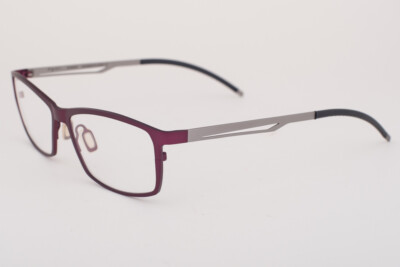 Orgreen AVIATRIX 499 Matte Raspberry / Sandblasted Titanium Eyeglasses 54mm