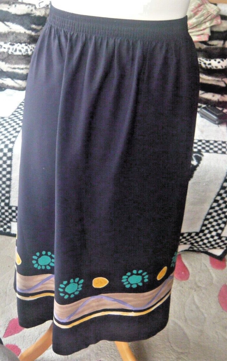 DAVID NIEPER  Navy/Multi Patterned Blouse Set UK … - image 7