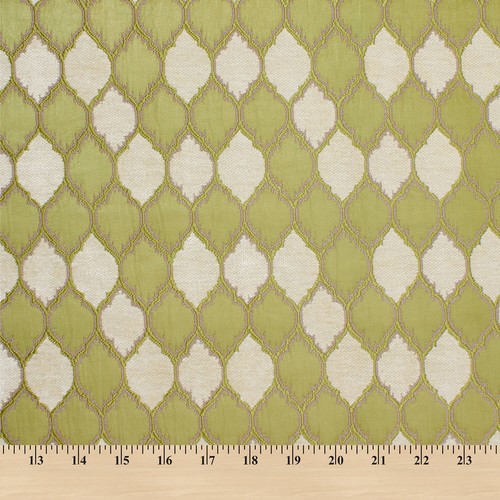 Trellis Chenille Upholstery Brocade Jacquard Polyester 57” Fabric By The Yard - Picture 3 of 4