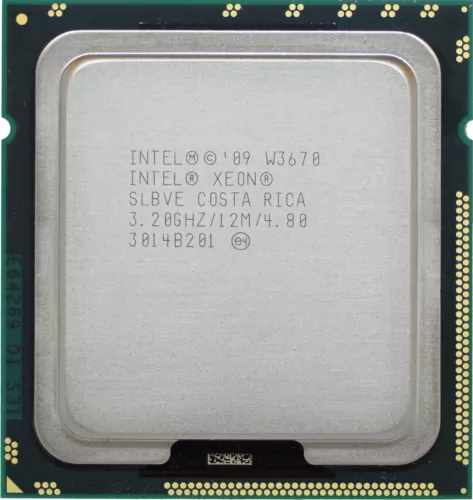 Procesador CPU Intel Xeon W3670 3,2 GHz 12 MB 6 núcleos Socket 1366 LGA1366 SLBVE - Imagen 1 de 3