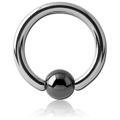 TITAN Piercing Ball Closure Ring Intimpiercing Lippe Tragus Septum Ohrring 1,6MM