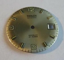 WATCHMAKING PART FOR THALES AUTOMATIC INCABLOC 21 JEWELS WATCH ONE DIAL