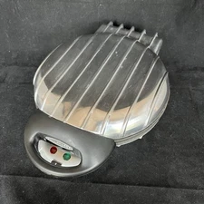 VillaWare Model 2004 Uno Classic Waffler Round Chrome Waffle Maker Manual Recipe