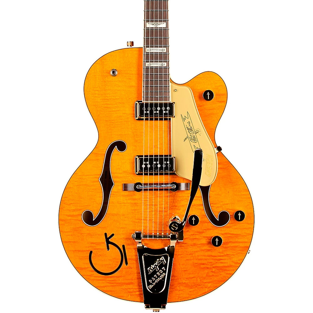 Gretsch G6120T-55 Vintage Select 55 Chet Atkins Hollowbody Vintage Orange Stain 611290₽