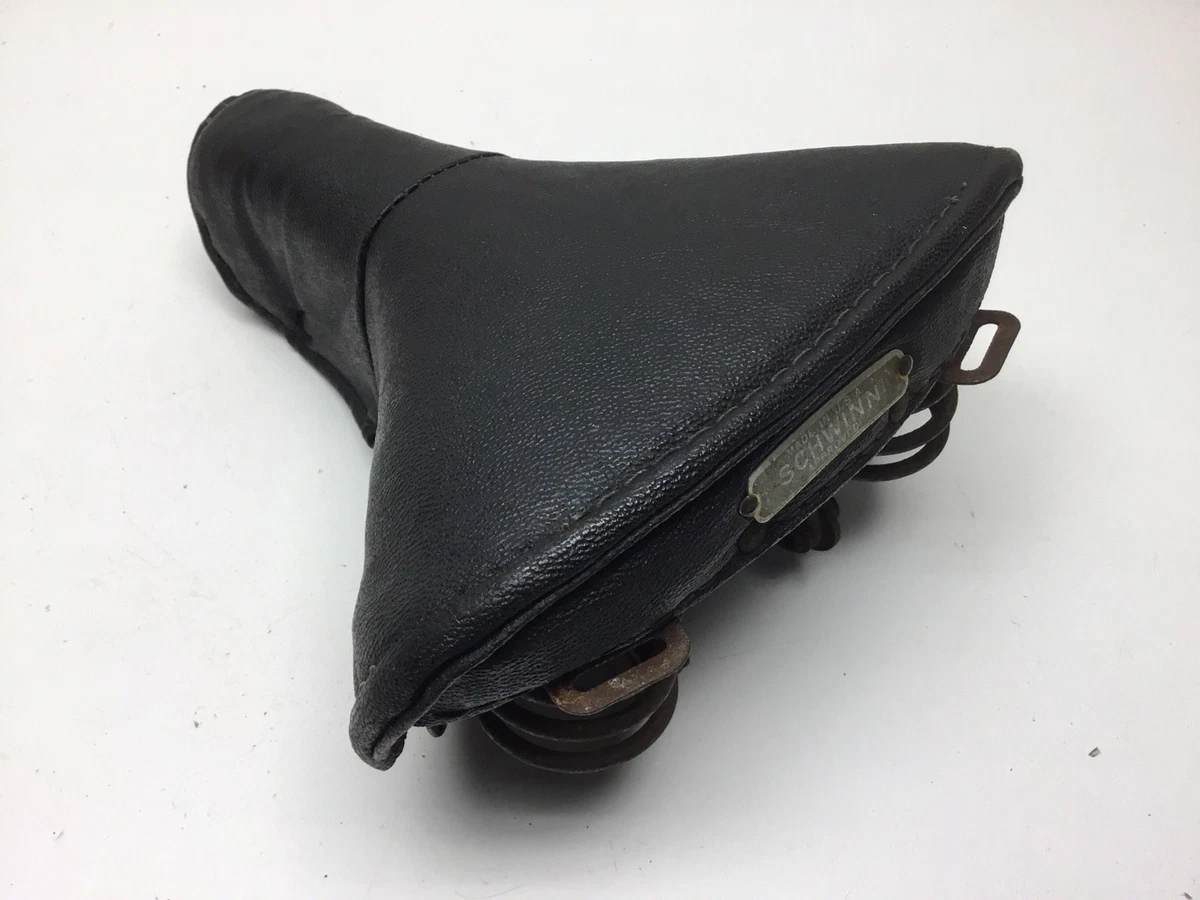 Selle Vintage Schwinn Approved – Made In USA – Noire – Pour Vélo