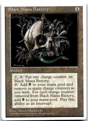 Black Mana Battery - Fourth Edition #298/379 Rare