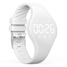 Watch Step Counter Distance Tracker Calorie Monitor Stopwatch Alarm Pedometer