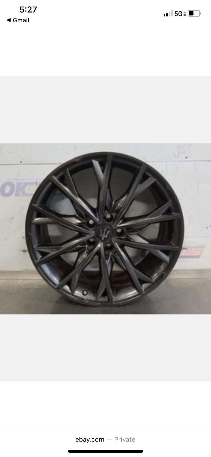 used 20 inch rims wheels for 2020 Maserati Ghibli front