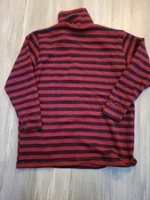 Vintage Saint James FRANCE Womens Breton Red Navy Striped Wool Cashmere Sweater