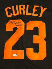 Dean Curley signed auto autographed Tennessee World Series Jersey Inscribed JSA