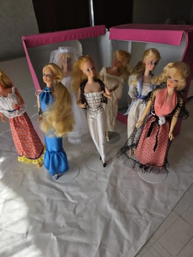 Vintage Barbie Superstar Case Doll, Outfits,  Accessories Lot 1979 Era
