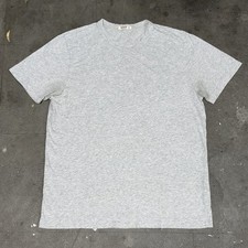 Buck Mason Slub Heather Gray Pima Cotton T-Shirt Mens Medium Short Sleeve USA