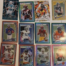 Donruss 2023 NFL Rated Rookie & Press Proof Football Card Lot 20 Players Teams