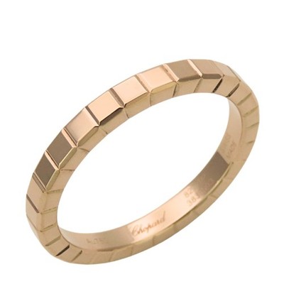 USED Chopard Ring Ice cube 827702 US 7.5 K18 Pink Gold 4.0g Pink gold jewelry