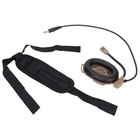 Yellow Headphones Motorcycle Helmet Unilateral Headset Military Standard Pl