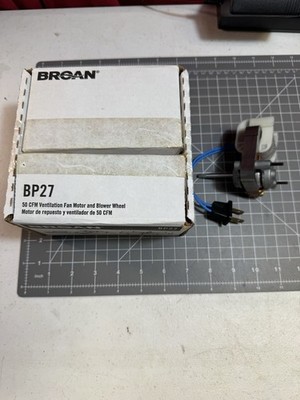 Broan NuTone BP27 50 CFM Replacement Fan Motor & Blower Wheel Assembly